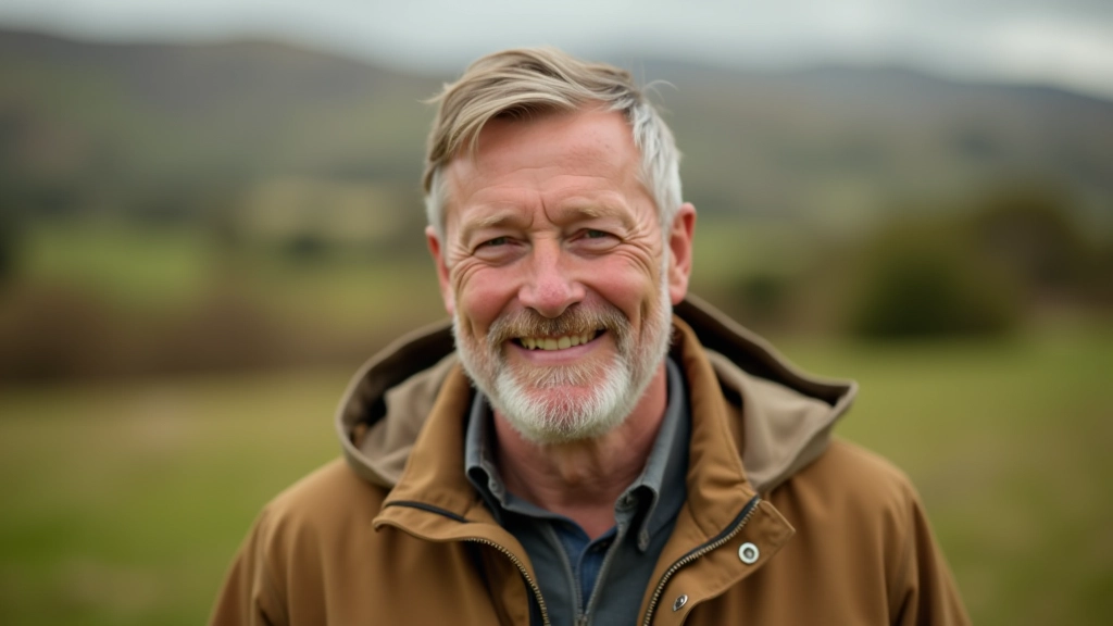 Portrait of Declan, heritage trail specialist and bog landscape expert