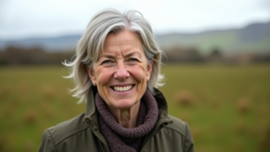 Portrait of Siobhan, experienced farm guide in West Cork with warm smile